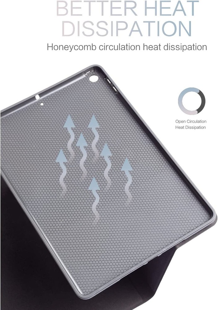 Compatible for iPad 9th 8th 7th Generation Case,Adjustable Stand with Auto Wa...