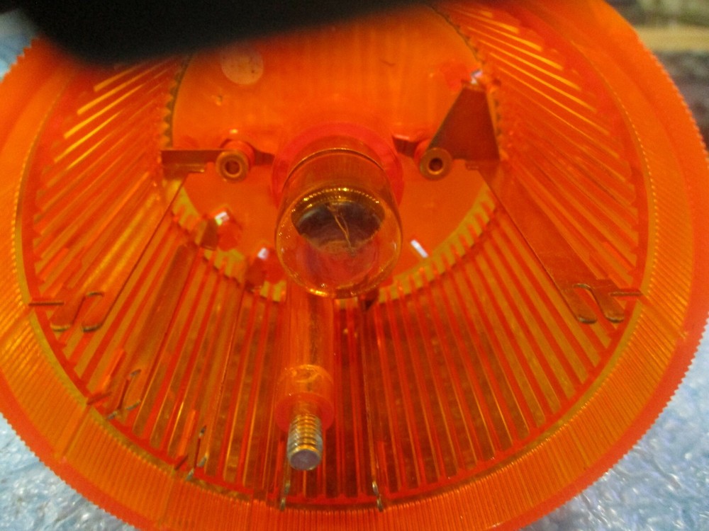 Telemecanique: XVA-LC3 Orange Indicator Stack Light Cover with Bulb