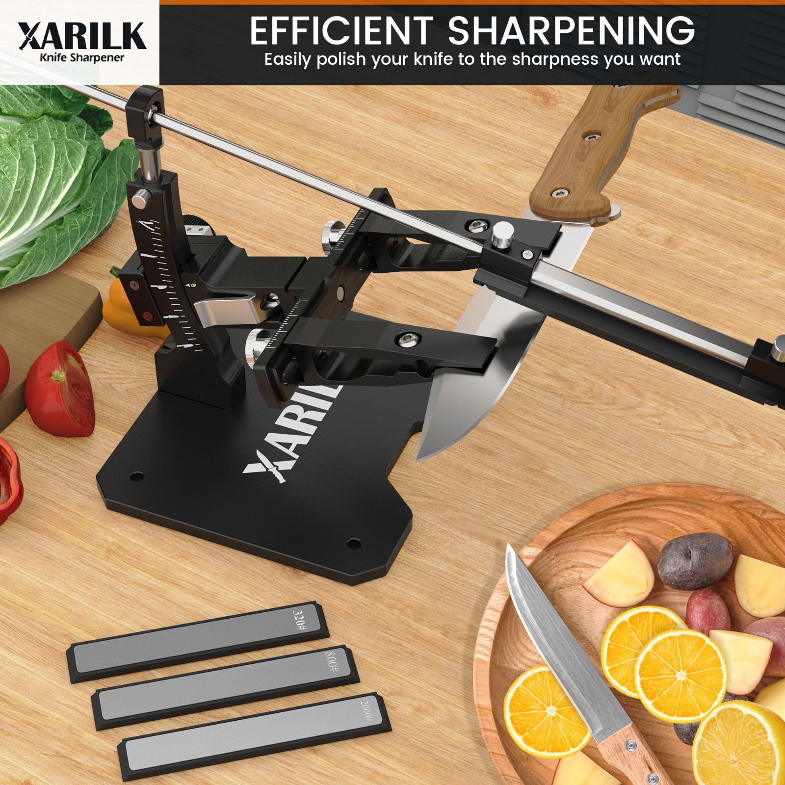 GEN3 Guided Knife Sharpening System, Aluminium | Professional knife sharpener