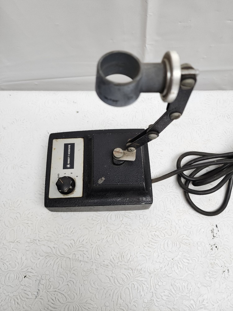 Bausch & Lomb Microscope Transformer Light Source Holder 31-35-28 Lab Device