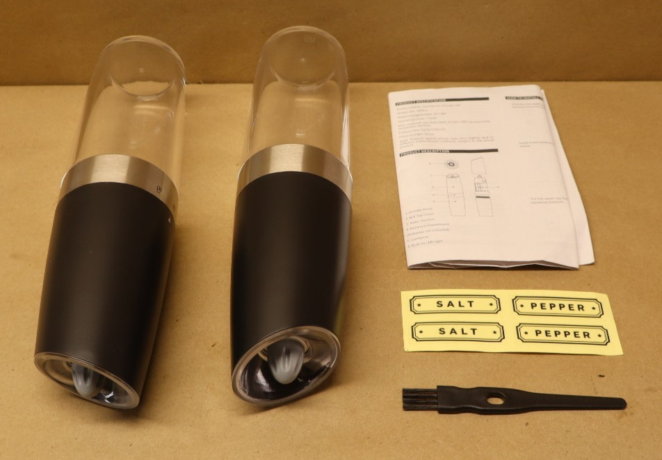 Sangcon Gravity Electric Pepper Mill Set