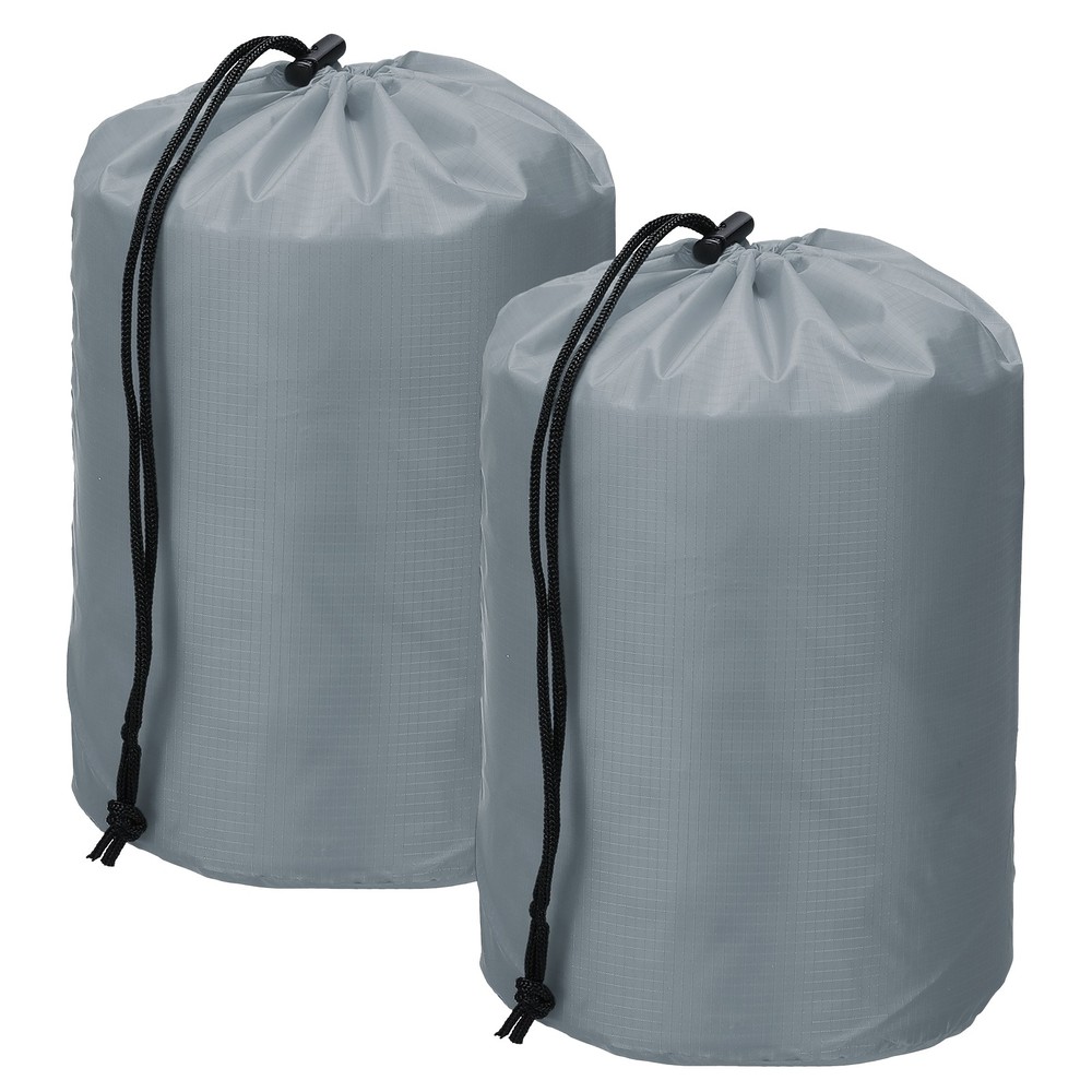 Drawstring Bag, Storage Bags, 5x10" & 2Pcs & Grey