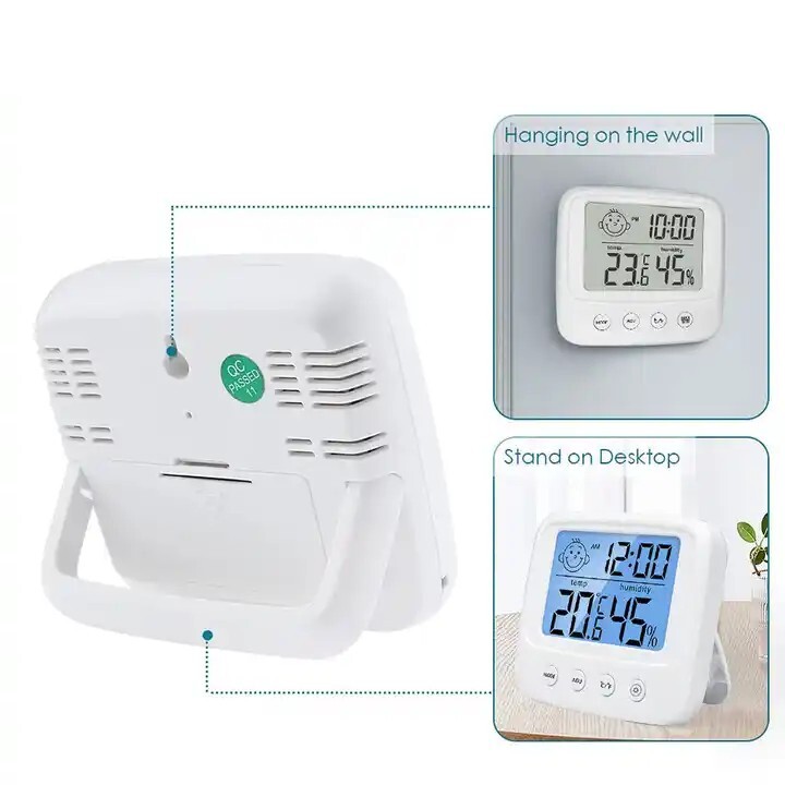 Digital Temperature Humidity Meter Home Indoor Electronic Hygrometer Thermometer