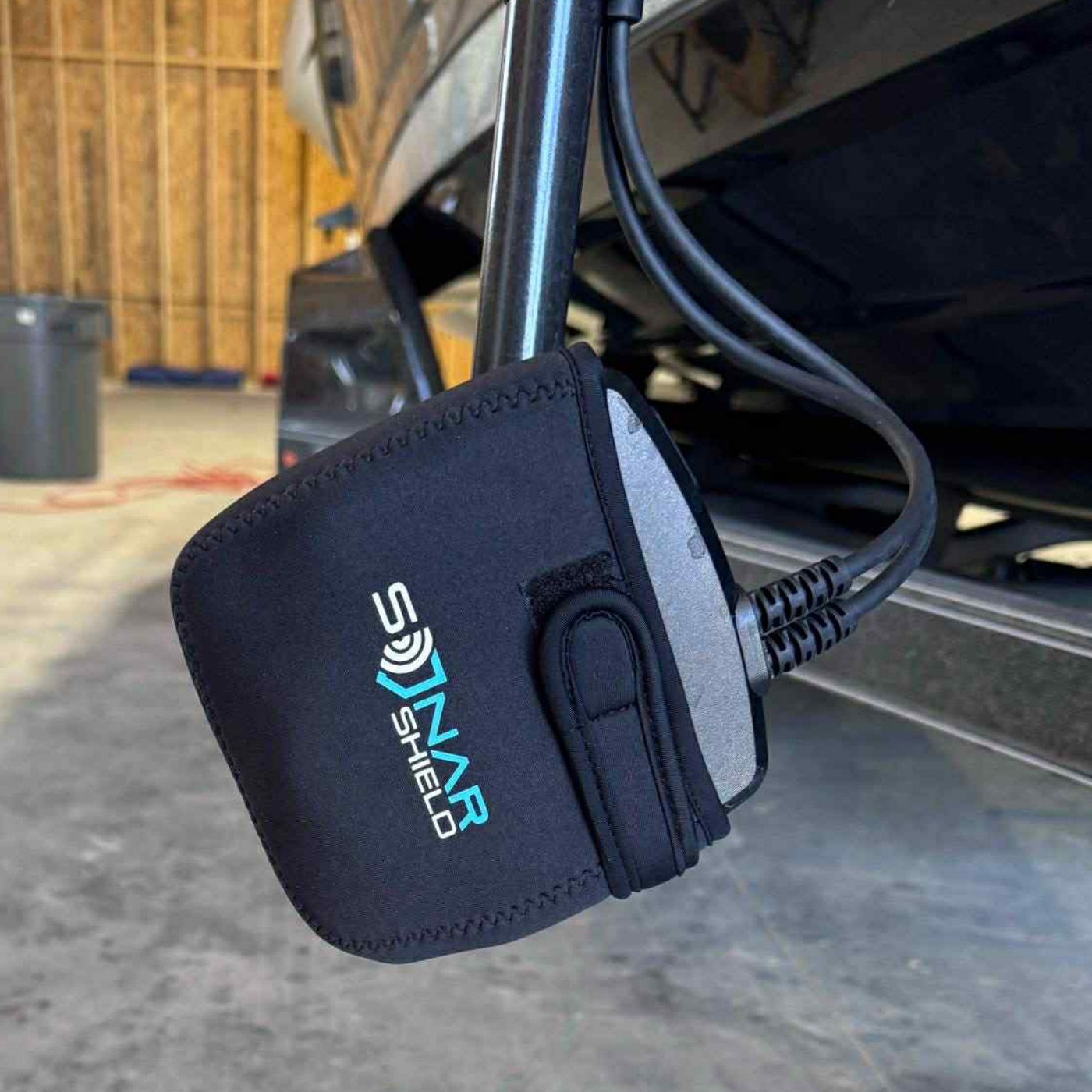 Humminbird Mega Live 1 and 2 Tranducer Cover by Sonar Shield