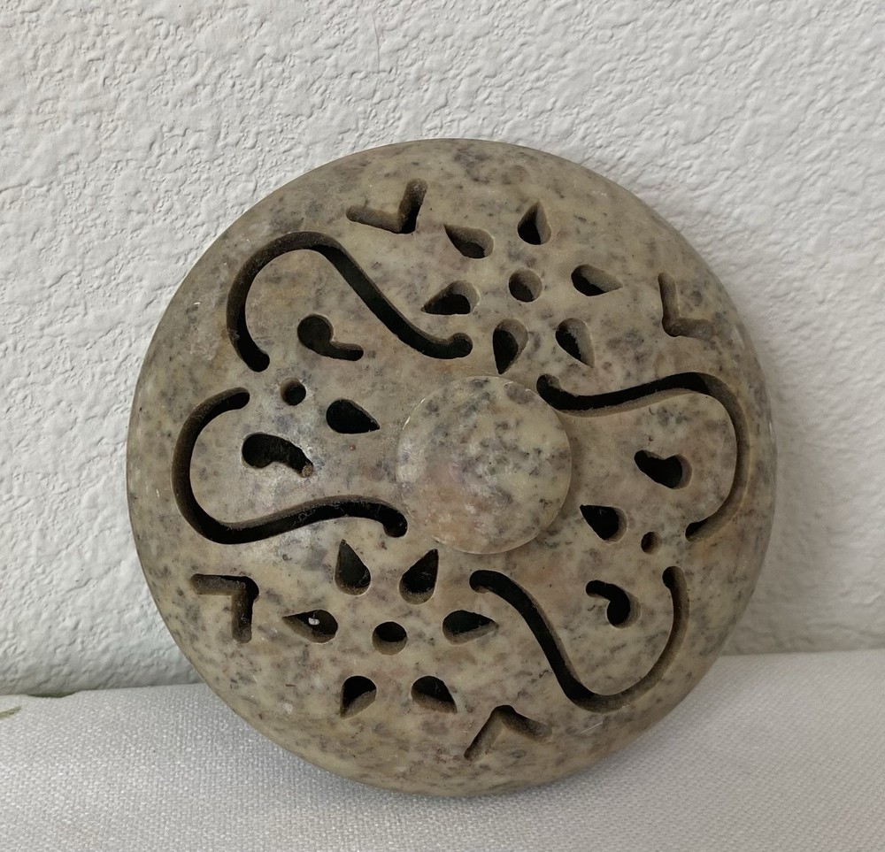 Soapstone Incense burner Or Trinket Box