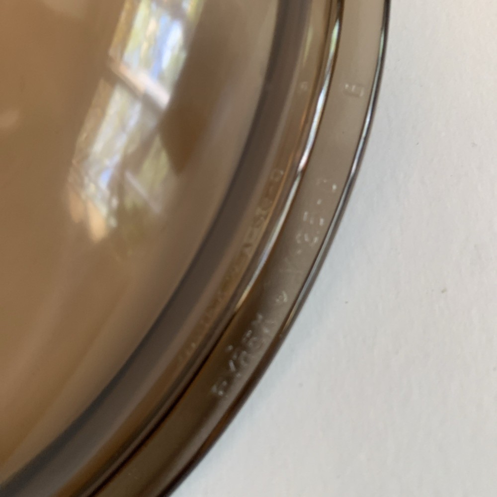 Pyrex Vision Ware Amber Lid 8" Replacement V-25-C