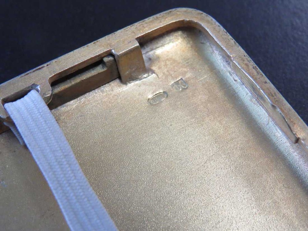 A Russian .84 Silver Cigarette Case.