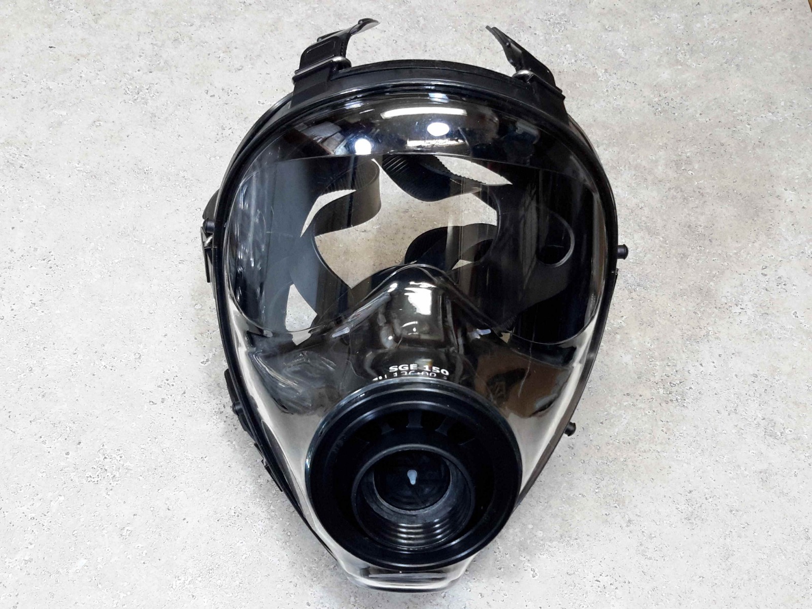 SGE 150 Gas Mask / NBC Respirator with Impact Protection BRAND NEW -Made In 2023