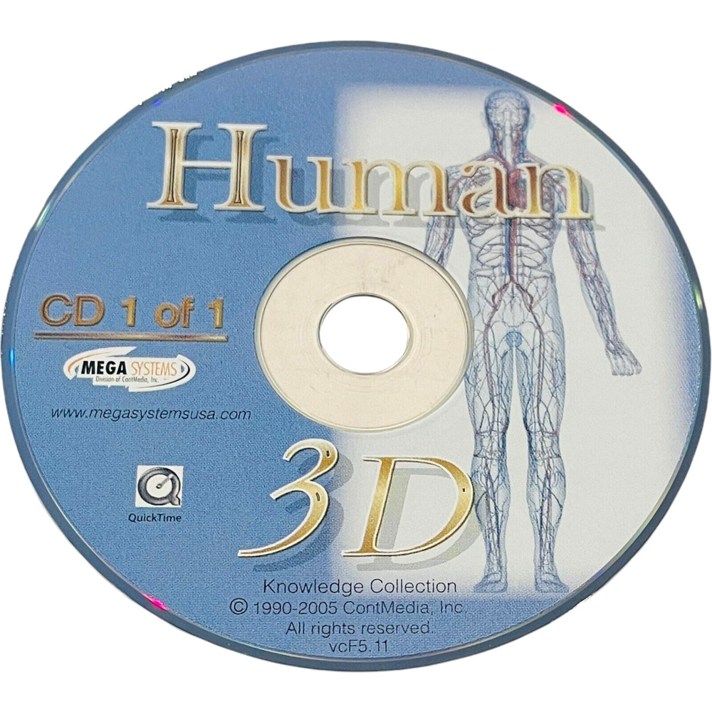Human 3D CD MEGA Systems Knowledge Collection ContMedia