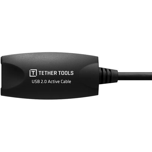 TetherPro USB 2.0 Active Data Extension Cable 16' (4.9m), Black CU1916