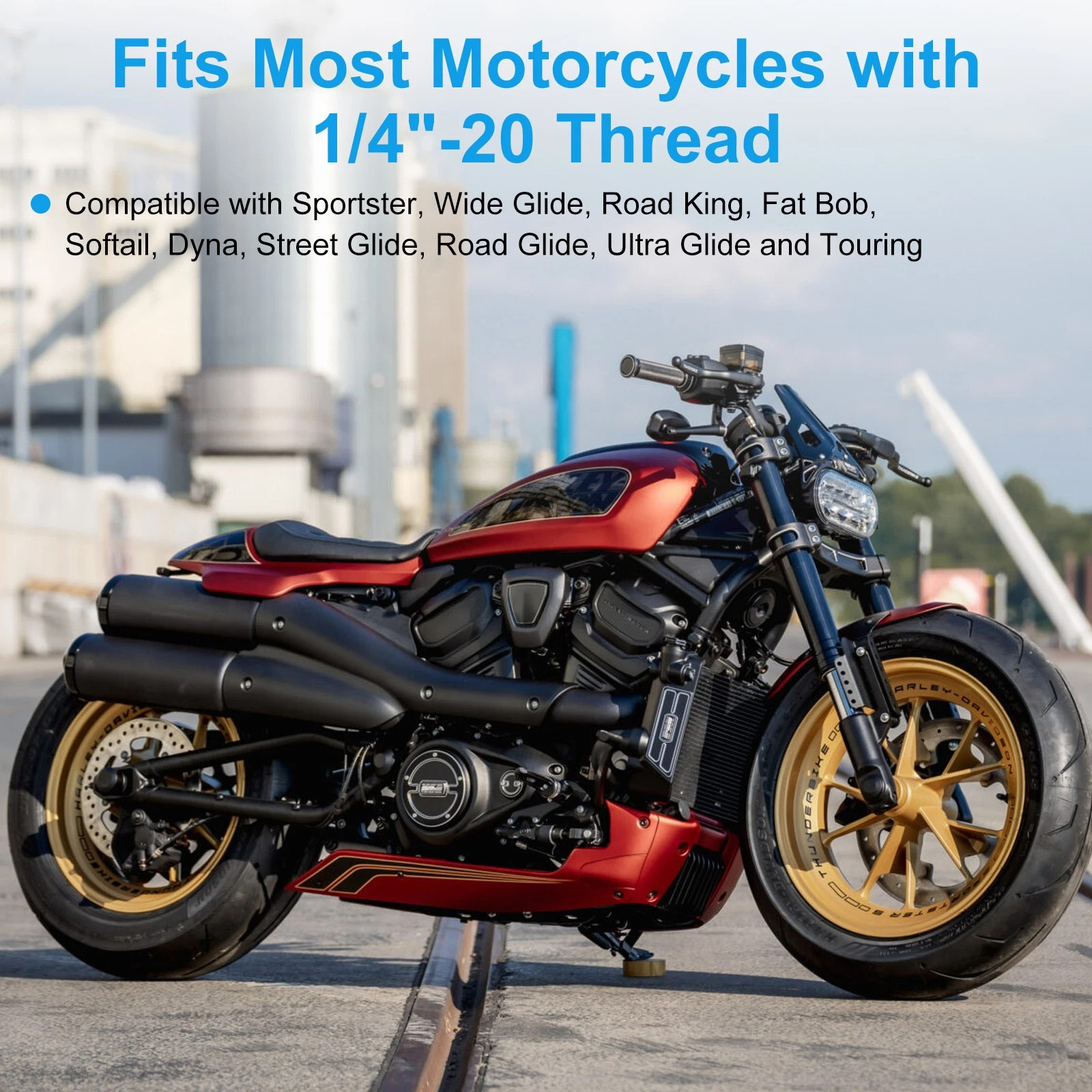 Billet Rear Fender Seat Bolt Nut Kit For Harley Breakout Street Glide Sportster