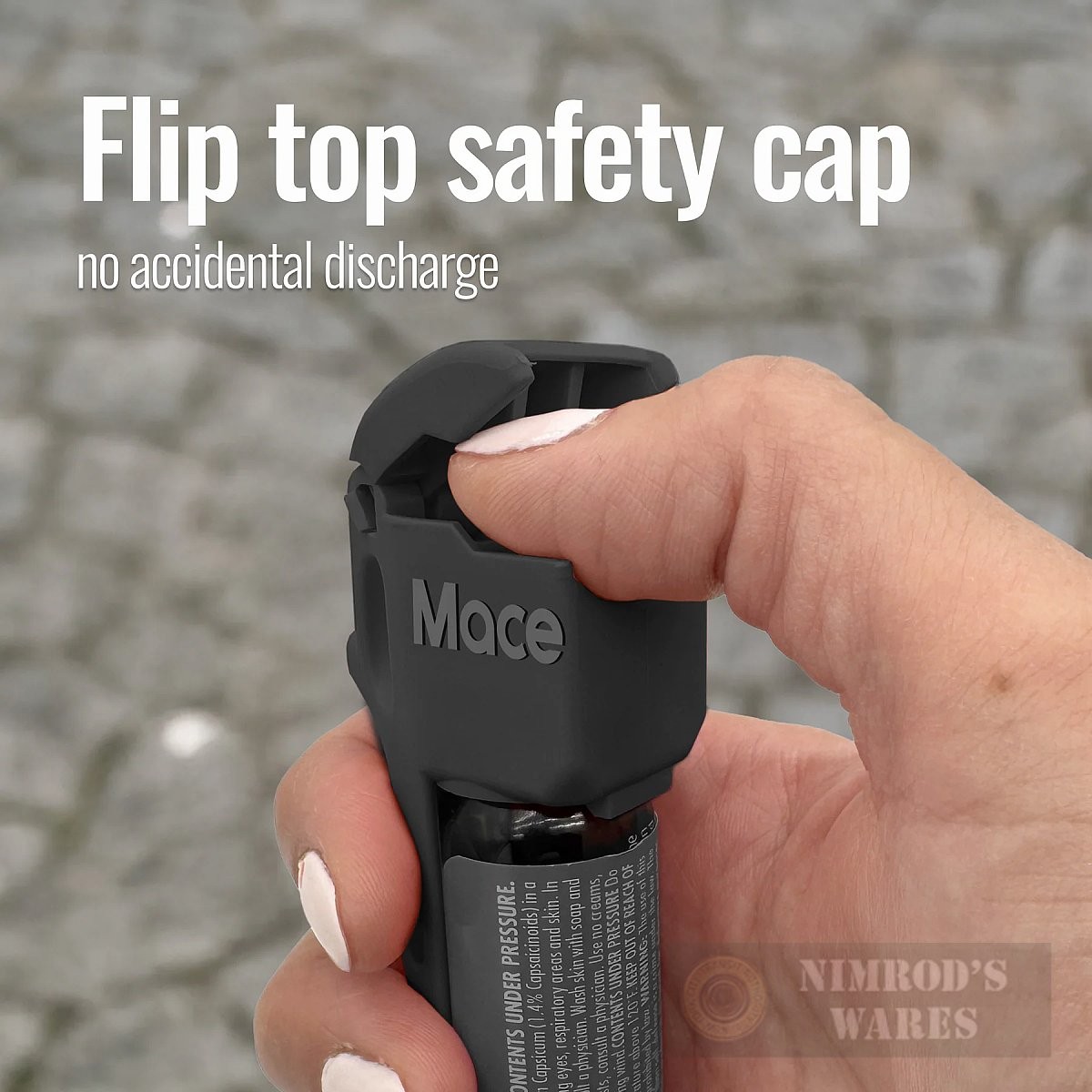 MACE Pocket PEPPER SPRAY 15 Bursts 10 ft. Flip Top Self-Defense 80745 FAST SHIP