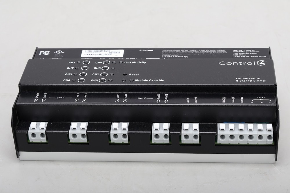 Control4 C4-DIN-8FPD-E 8-Channel Forward Phase Dimmer With Box