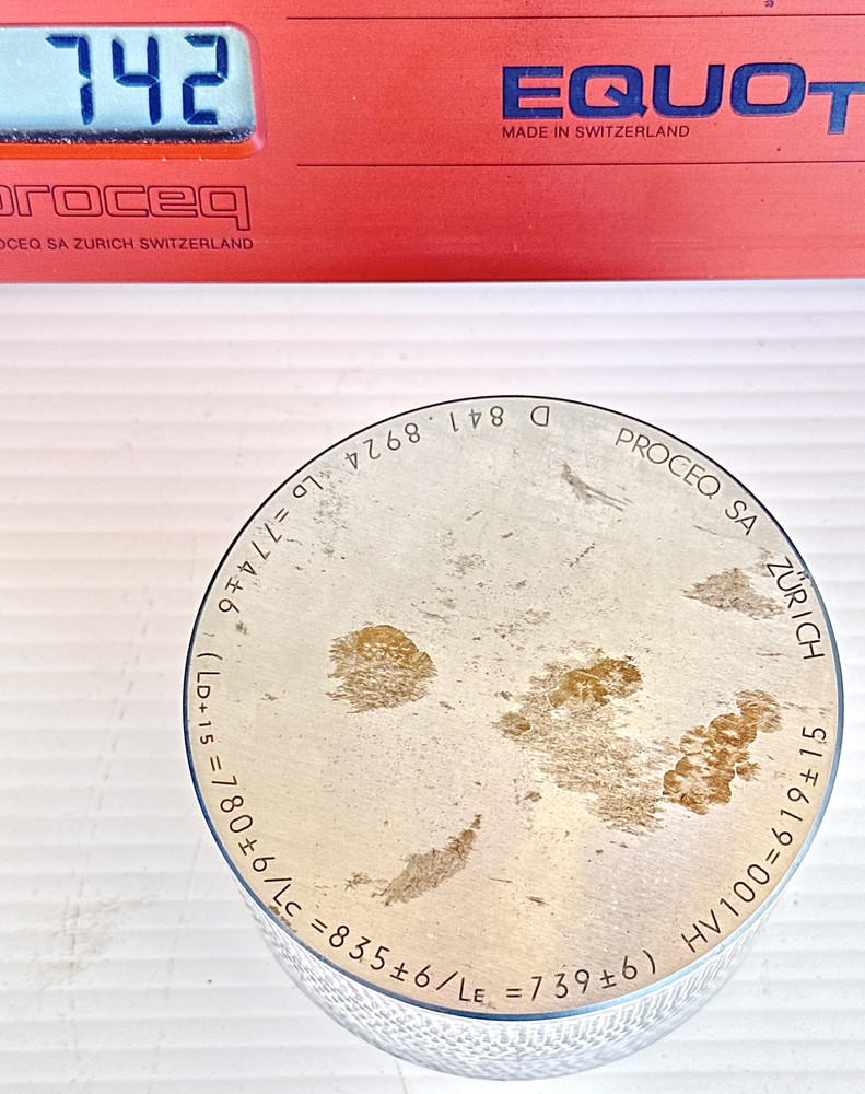 Proceq Equotip Hardness Tester with Type-D Test Block and Type-E Probe