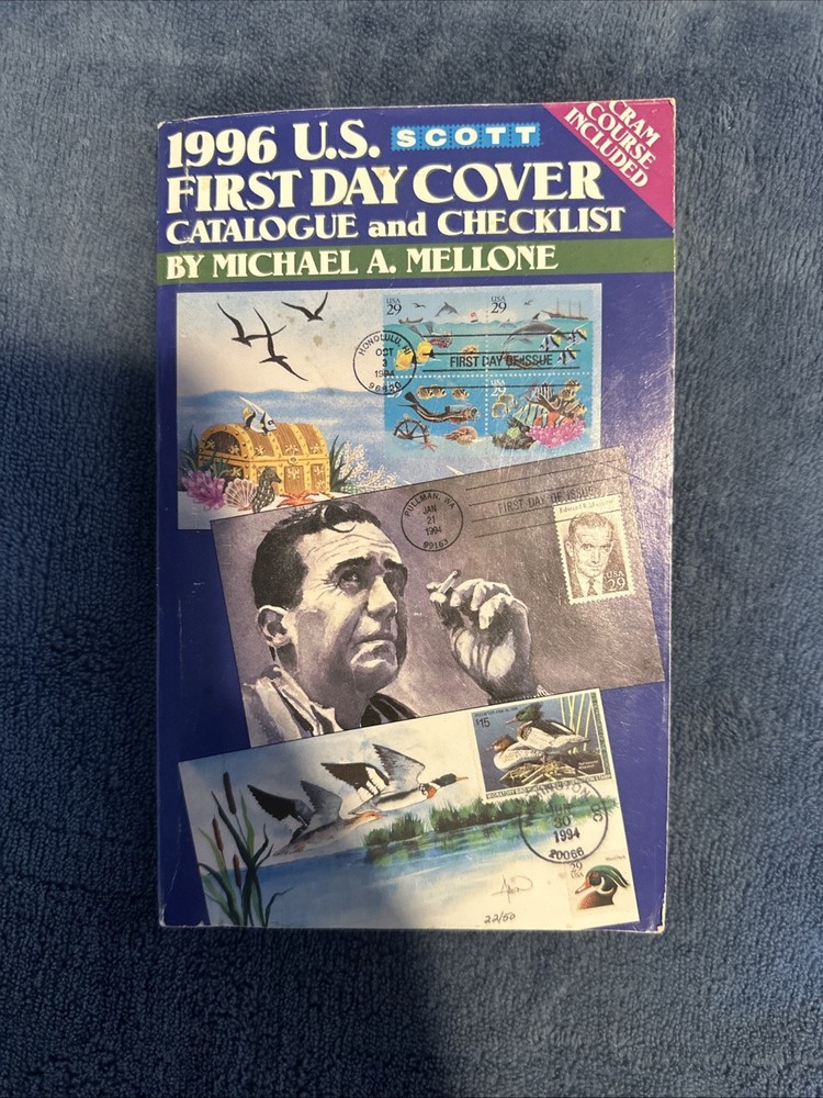 Vtg. 1996 SCOTT U.S. First Day Cover Catalogue & Checklist Book
