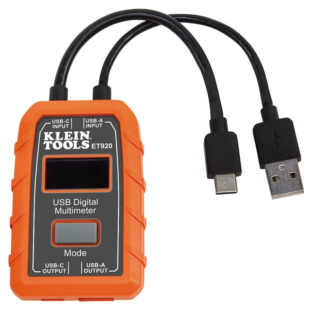 Compact USB Power Meter with Overload Detection - Ideal for Tech Professionals