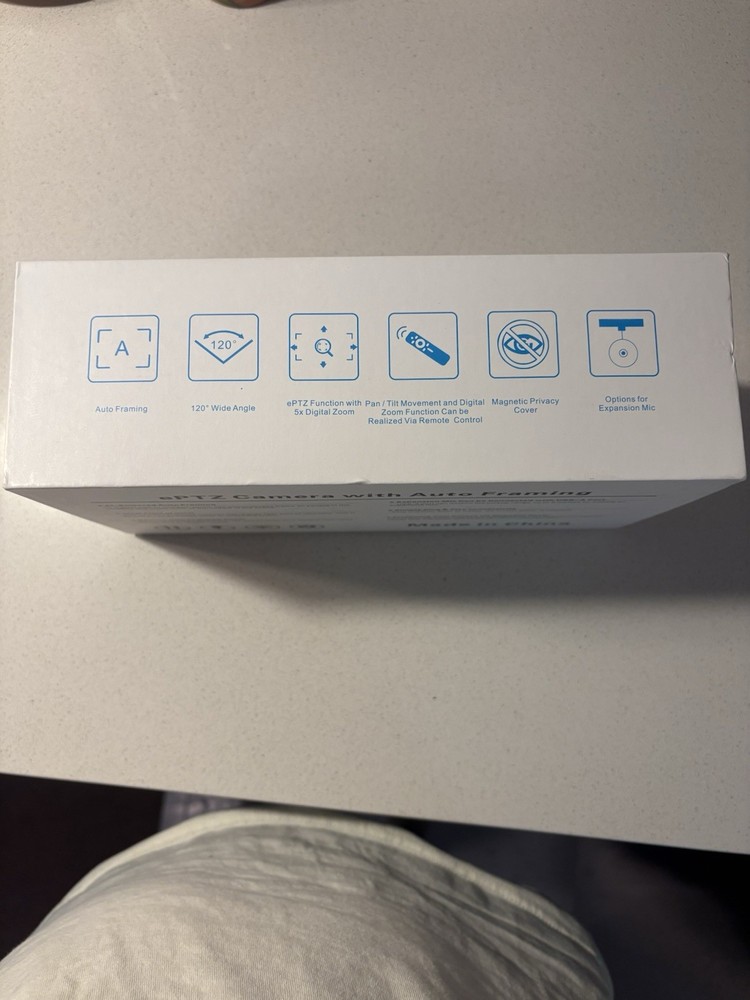 4K Camera with Auto Framing. Plug and Play. AI powered.