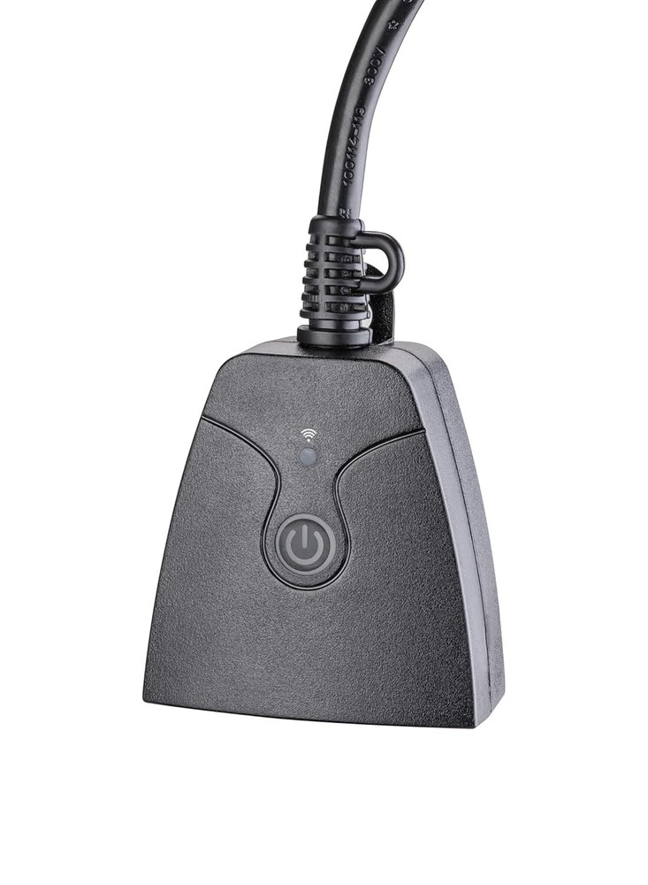 2 Pack Outdoor Smart Plug, WiFi Smart Plug with Two Grounded Outlets