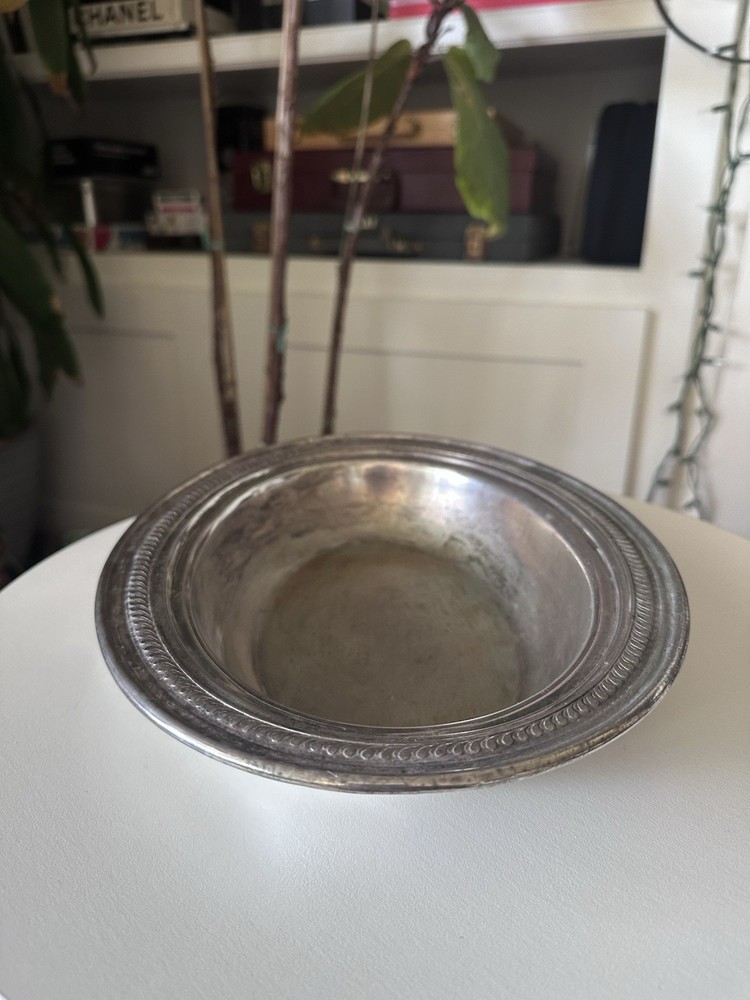 Silver Plated Vintage Fruit Bowl