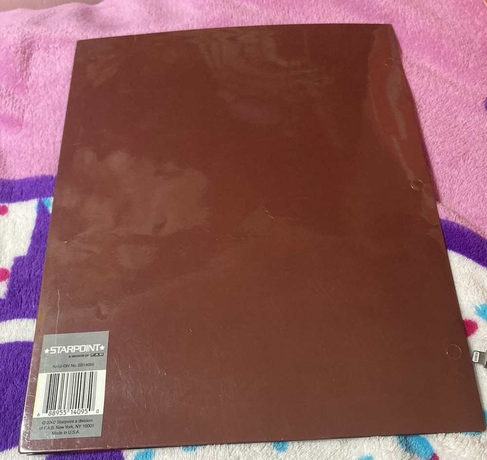 Vintage Yu-Gi-Oh! 3 Ring Folder Binder Starpoint 2002