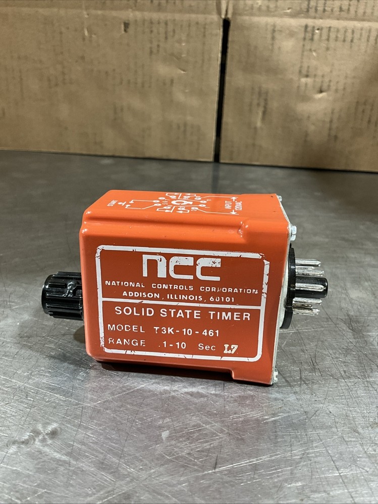 NCC T3K-10-461 Solid State Timer NIB + Warranty