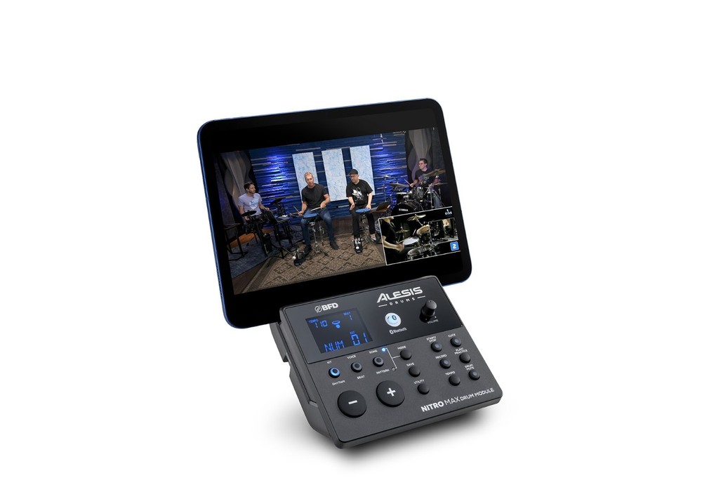 NEW Alesis NITRO MAX Drum Module w Cable Snake/Power Adapter - Machine Brain
