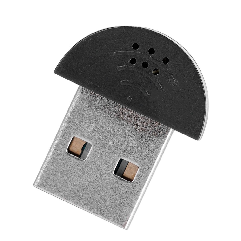 USB Mini Studio Speech Microphone Recording Audio MIC Adapter For Computer PC