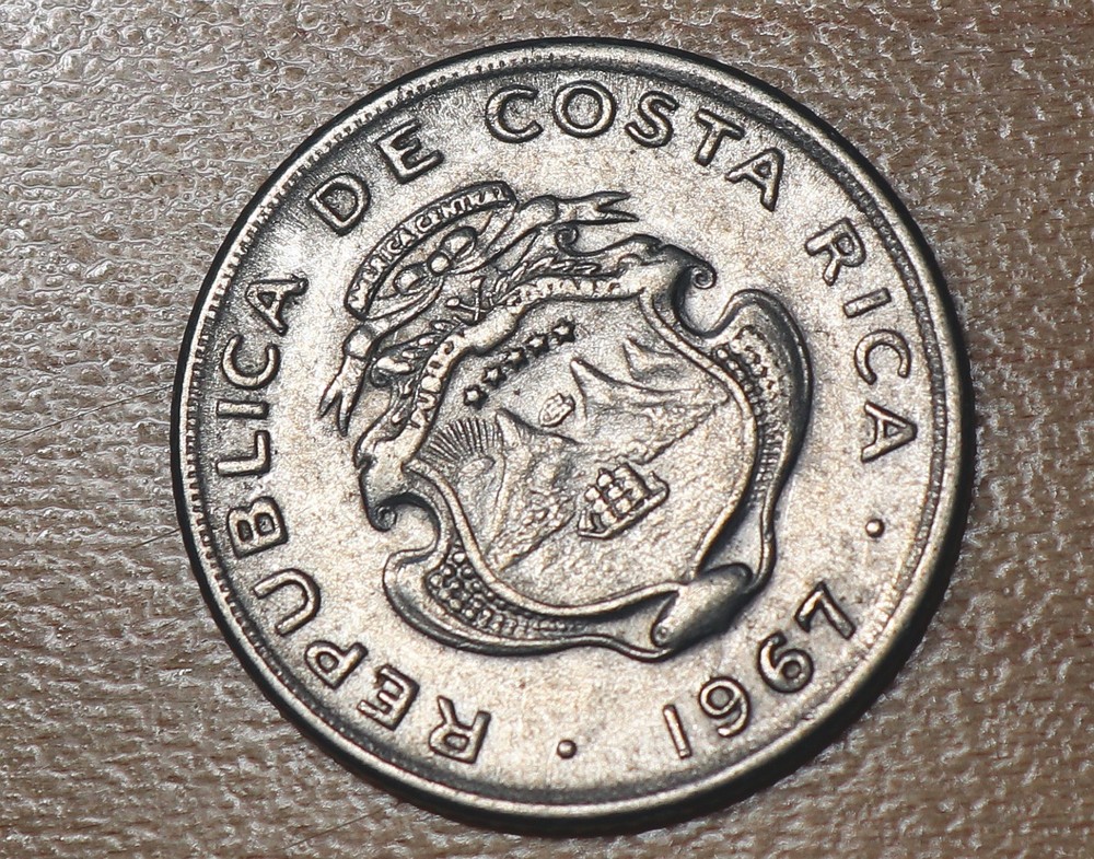 1967 Costa Rica 5 Centimos