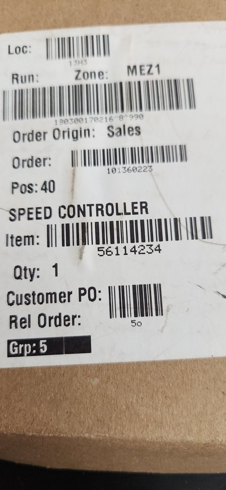 Nilfisk/Advance speed controller 56114234 OEM