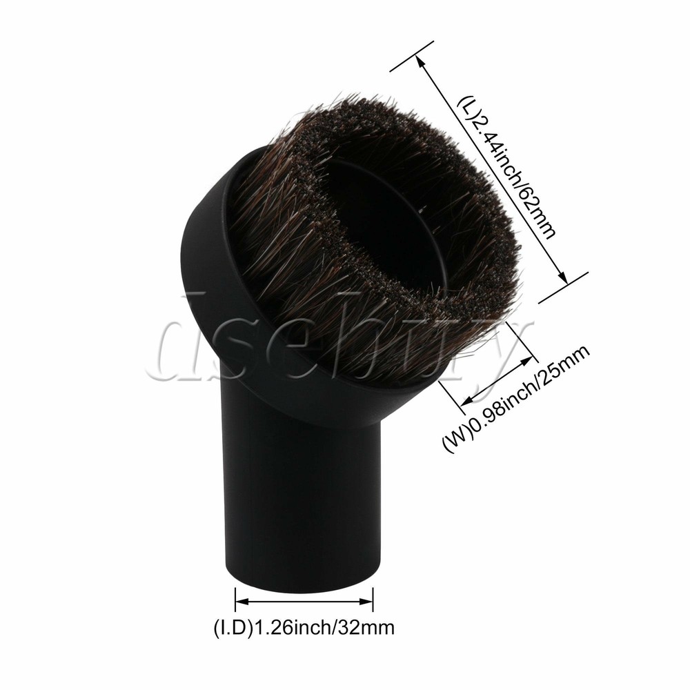 32x5mm Black Vacuum Cleaner Dusting Brush