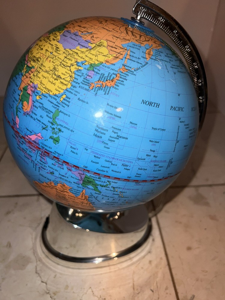 Rotating Globe Lamp Light 10” Model DK1461R