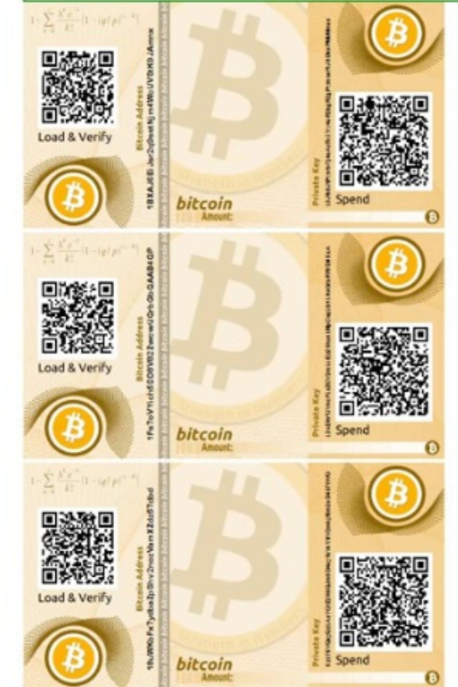 Bitcoin Paper Wallet