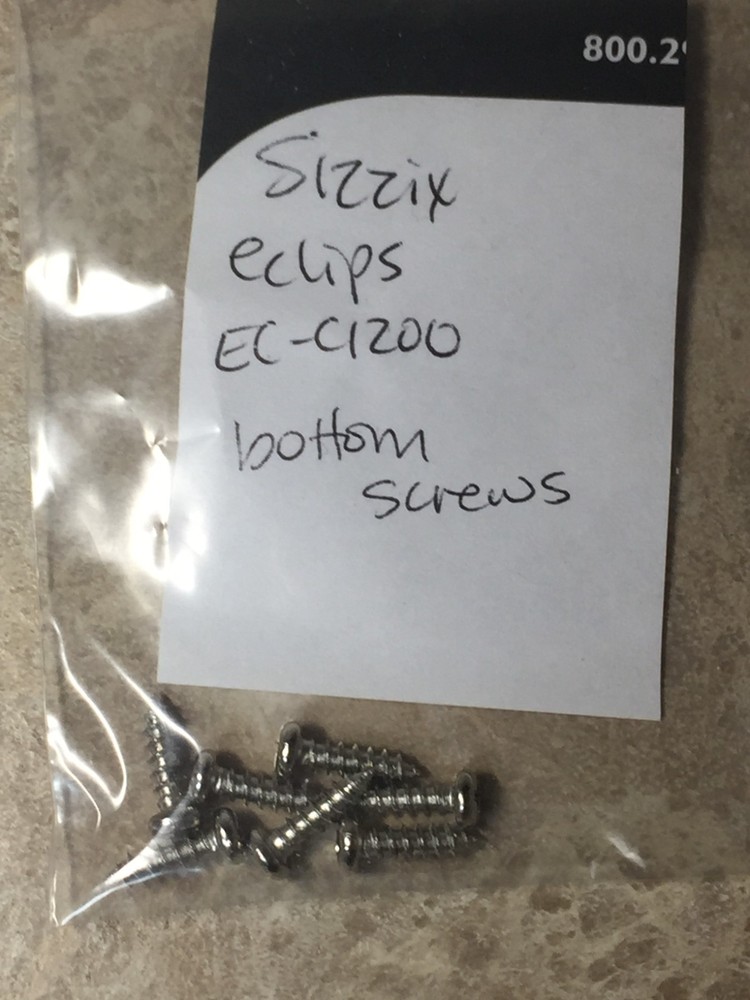 Bottom Screws for Sizzix Eclips EC-C1200 ECC1200 Replacement Part Repair