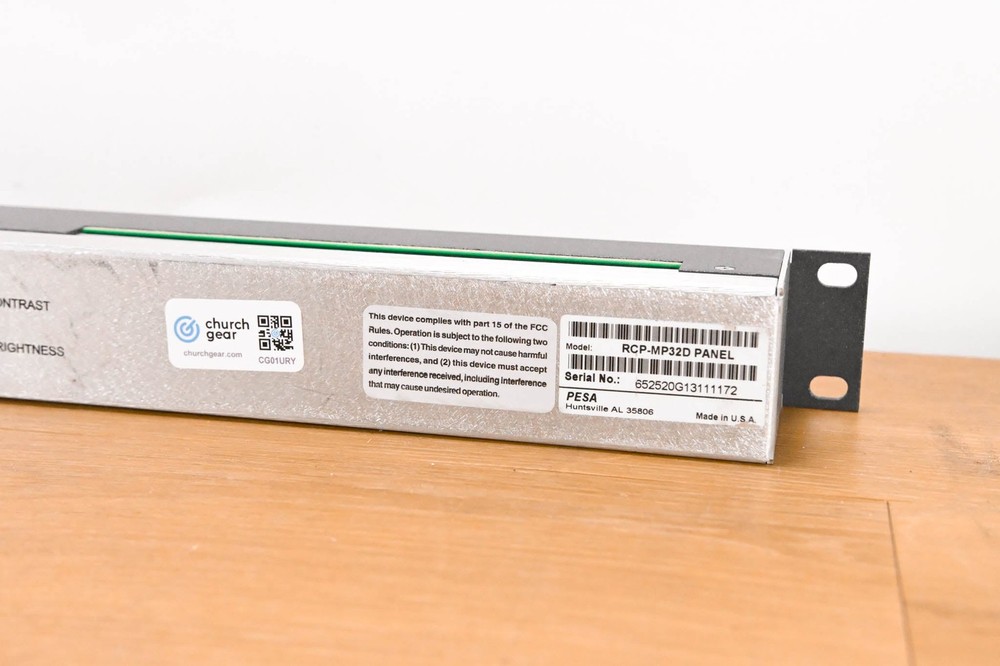 Pesa RCP-MP32D 32-Position Multi-Programmable Control Panel (NO PSU) CG01URY