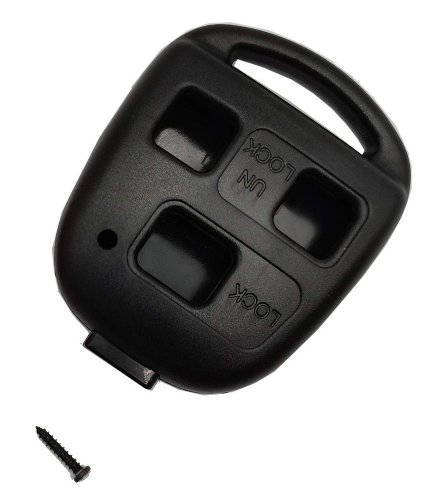 Upgraded Replacement Key Fob Keyless Entry Remote Shell Case fit for Black