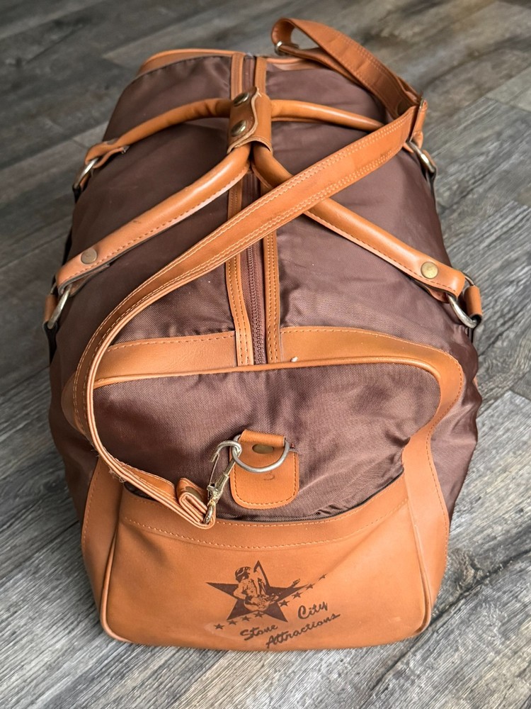 KISS Dynasty Concert Tour Texas Promo Duffel Travel Bag 1979 Vintage Kiss Aucoin