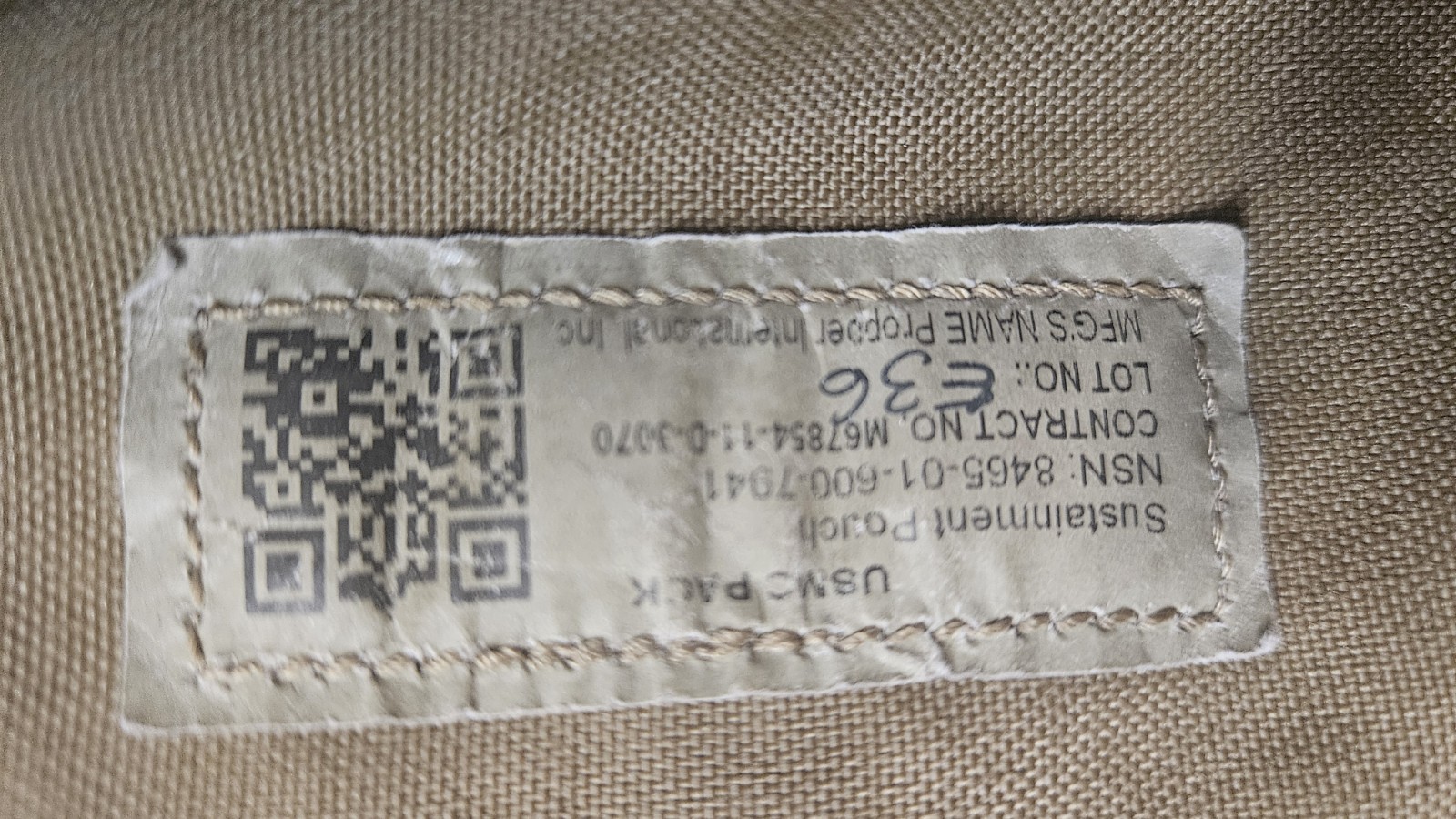 2 Pack Sustainment Pouch Used USMC Molle Coyote For FILBE Pack - CiF USGI