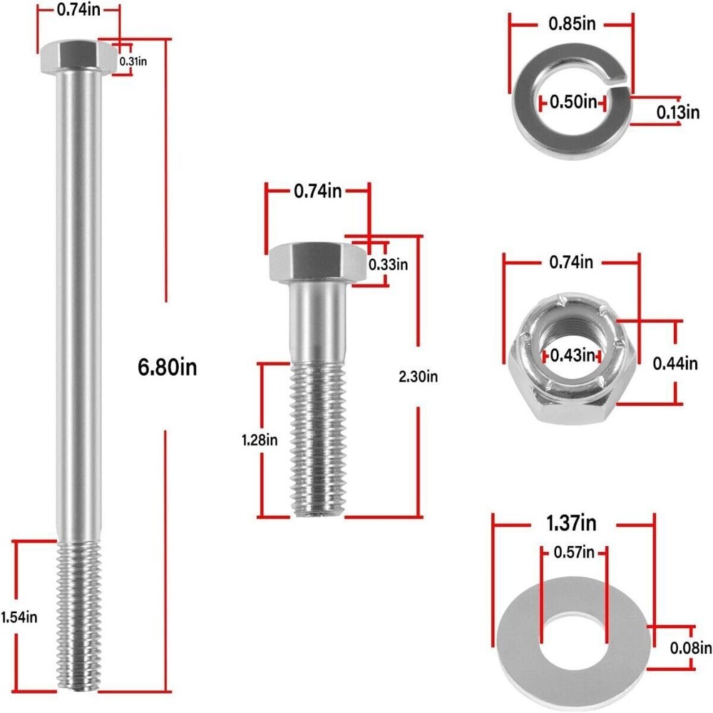 Replace for Blue Ox BX88230 Bolt-On Base Plate Tow Bar Adapter Bracket Kit Tool