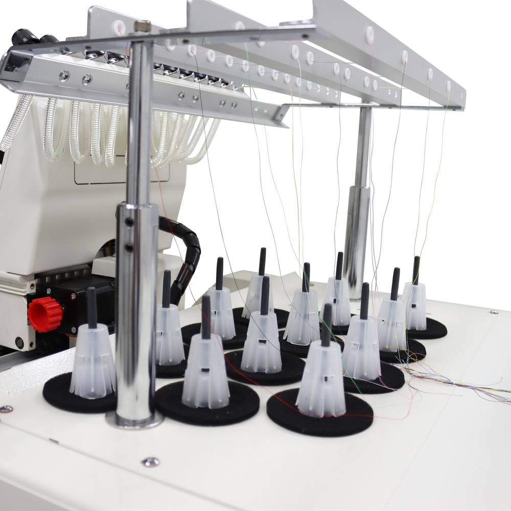 Commercial Home Automatic Flat Hat Embroidery Machine Single Head 12 Needles