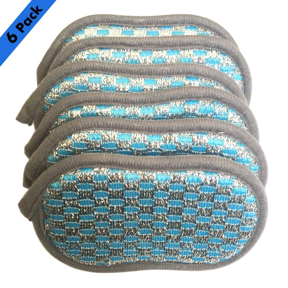 Multipurpose Scrub Sponges For Kitchen Scrubitnonscratch Doubleside Doubleeffect