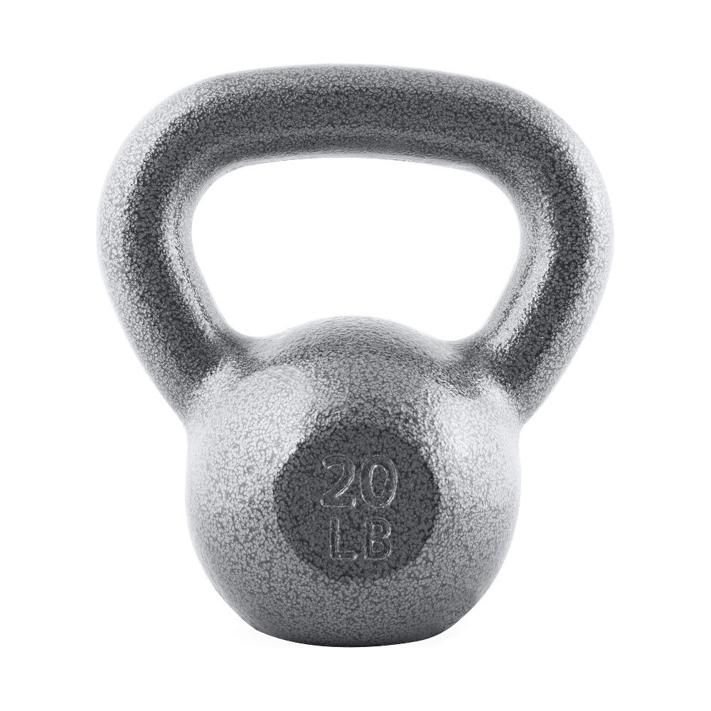 Cast Iron Kettlebell, Single, 20-Pounds