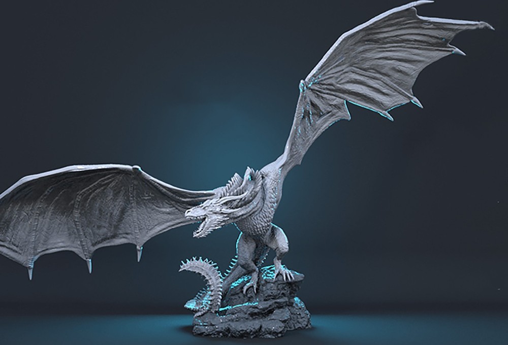 Dragon Resin 3D model kit