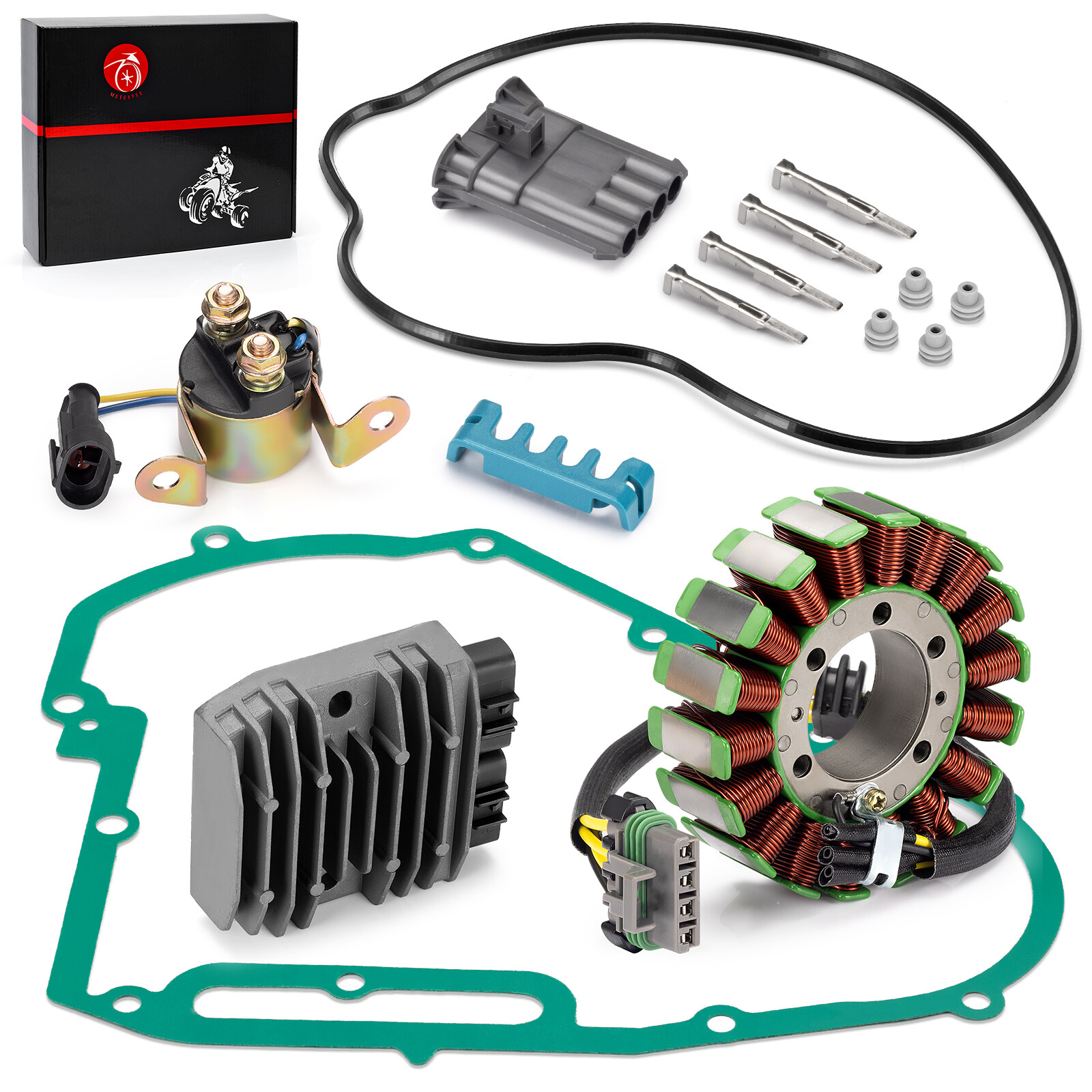 2011 2012-2017 for Polaris Ranger 800 Stator & Rectifier & Starter Relay Gasket