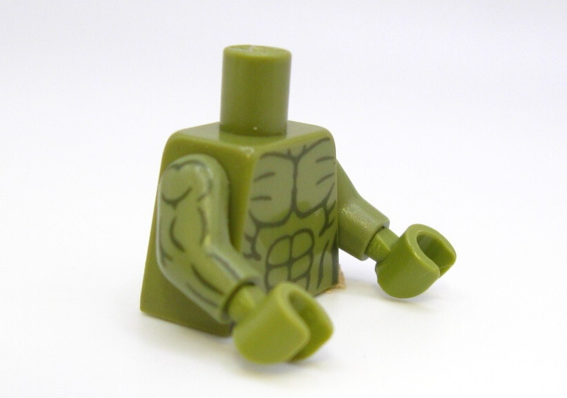 Custom printed TORSO ASSEMBLY for Minifigures using Real LEGO® bricks