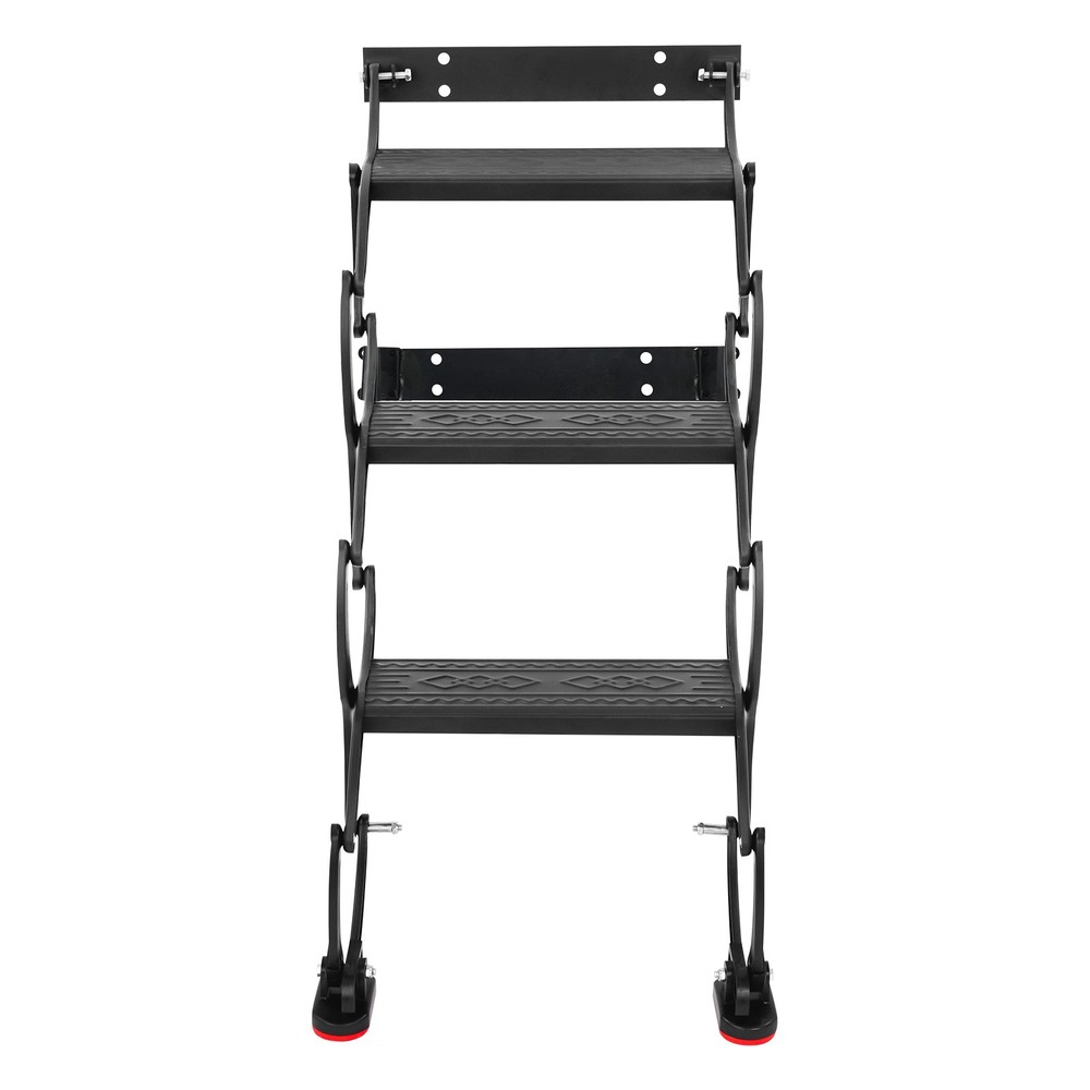 29.5" Ceiling Height Steel Attic Ladder Folding Retractable Pull-down Loft Stair