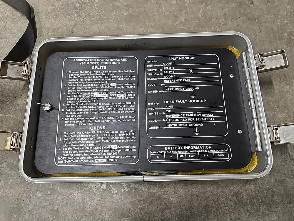 3M DYNATEL 735 Portable Open/Split Cable Fault Locator