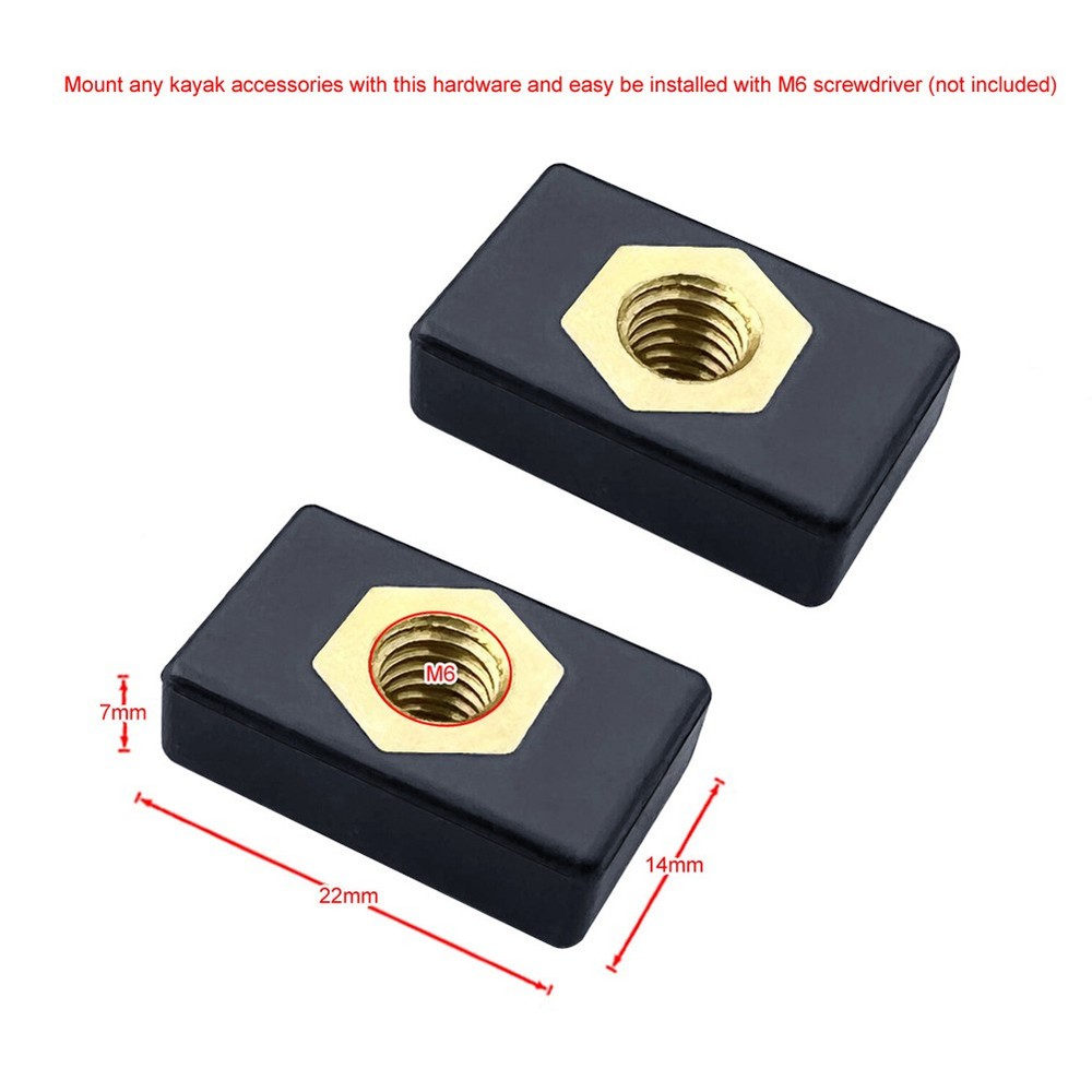 Sliding Nut Copper Nuts Hardware Mount M6 Thread Side Mount Track Rail