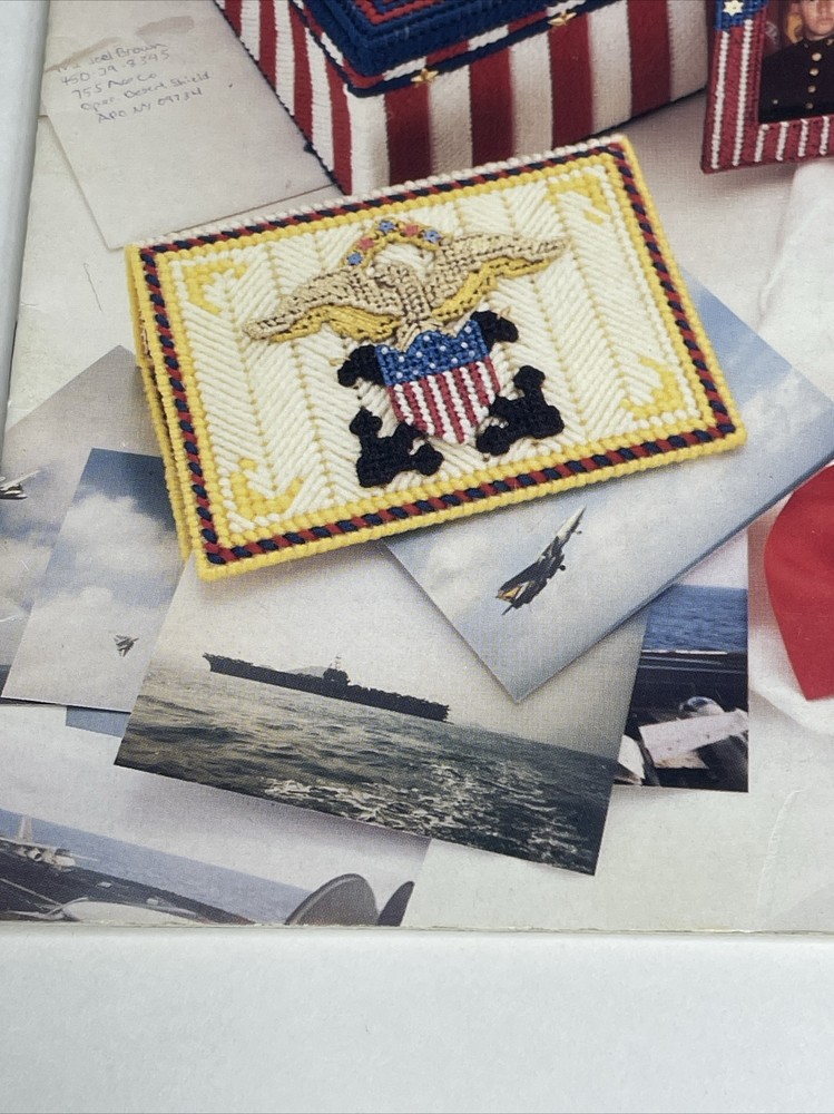 Annie's Attic Patriotic Accessories Plastic Canvas Pattern