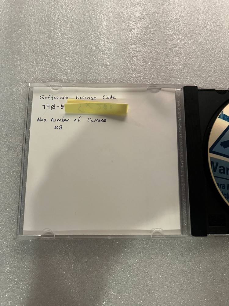 NetDVMS Network Video Recorder & Camera Management CD-ROM w/ Code for 8 Cameras