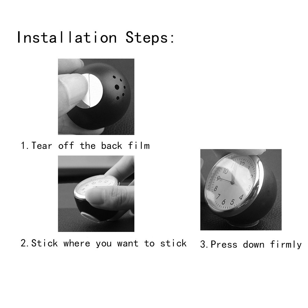 Car Dashboard Thermometer - Mini Vehicle Thermometer Decoration 1.no